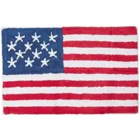 Homescapes BADEMATTE Stars & Stripes 50/80 cm, Baumwolle