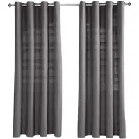 Homescapes ÖSENVORHANG Rajput blickdicht 2er-Set, 167/182 cm