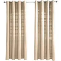 Homescapes ÖSENVORHANG Rajput blickdicht 2er-Set, 167/228 cm
