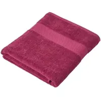 Homescapes BADETUCH Essential bordeaux 100/150 cm