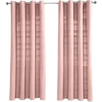 Homescapes ÖSENVORHANG Rajput blickdicht 2er-Set, 137/137 cm