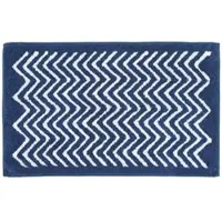 Homescapes BADEMATTE 50/80 cm Chevron, Baumwolle