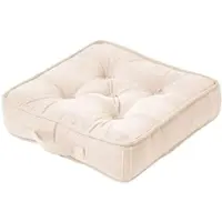 Homescapes SITZKISSEN Rajput creme 40/40/8 cm