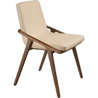 ANGEL CERDA SL Angel Cerdá Kuntsleder-Stuhl Taupe 4019