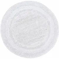 Homescapes BADEMATTE 80 cm rund, 100% Baumwolle, wendbar