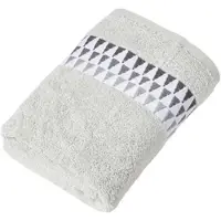 Homescapes HANDTUCH Geometric grau