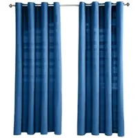 Homescapes ÖSENVORHANG Rajput blickdicht 2er-Set, 167/182 cm