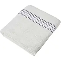 Homescapes BADETUCH Geometric beige 100/150 cm