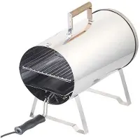 Rosenstein & Söhne Elektro-Tisch-Räucherofen & Smoker, Edelstahl, 1.100 Watt, bis 250 °C