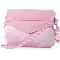 Satch Umhängetasche Clutch Heartbreaker rosa mehrfarbig