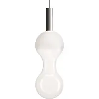 Zafferano Sfer'Otto Pendelleuchte aus Aluminium und mundgeblasenem Borosilikatglas, 8 W 3000 K LED, dimmbar mit TRIAC-Phasentrennung