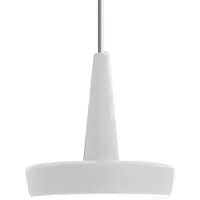 Zafferano LED-Hängeleuchte für Babys, 8 W, 2700 K, weiß lackiertes Aluminium mit opalfarbenem Polycarbonat-Diffusor - minimalistisches und elegantes Design