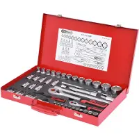 Ks Tools 917.4052, Steckschlüssel-Satz, 52 Kopf/Köpfe, Chrom-Vanadium-Stahl, 6,25 kg