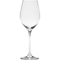 Zafferano Set mit 6 klaren Kristallweingläsern (36 cl) für Weiß- und Roséweine - elegantes und robustes Design für professionelle Weinproben