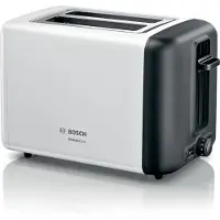 Bosch TAT3P421, 2 Scheibe(n), Schwarz, Weiß, Edelstahl, Tasten, Drehregler, 970 W, 220 - 240 V