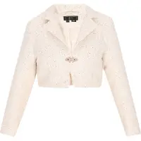 Faina Jacke Frauen cremefarben