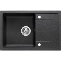 Deante 1-bowl granite sink with drainer