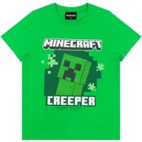 Minecraft T-Shirt im Creeper Design in grün | Gr.: 152