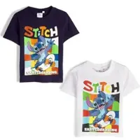 Lilo & Stitch 2er Pack Skateboarding Kinder T-Shirt 4-10 Jahre | Gr.: onesize