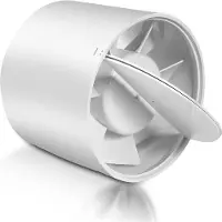 TolleTour Rohrventilator Lüfter Ablüfter Kanallüfter Ventilator mit Öllager Gebläse Lüfter-15cm