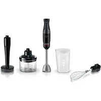 Bosch Serie 4 MSM4B623, Pürierstab, 0,6 l, Pulsfunktion, 1,4 m, 1000 W, Anthrazit, Transparent