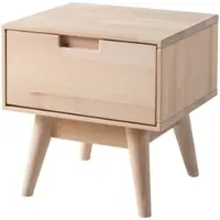 Home24 Massiver Nachttisch FINSBY in Buche | Gr.: onesize
