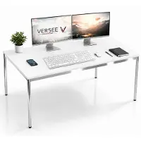 Versee Schreibtisch / Konferenztisch VST1 150x100 cm Weiß – höhenverstellbar, stabil