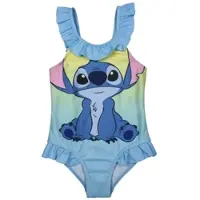 Lilo & Stitch Disney Badeanzug mit Rüschen Schwimmanzug Einteiler in blau | Gr.: 98/104