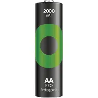 GP Batteries ReCyko Pro B26204, 2000 mAh, Nickel-Metallhydrid (NiMH), AA, 1,2 V, Schwarz, Grün, 4 Stück(e)