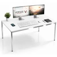 Versee Schreibtisch / Konferenztisch VST1 160x100 cm Weiß – höhenverstellbar, stabil