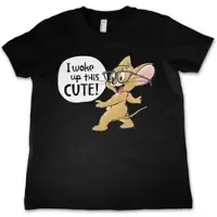 Tom and Jerry Shirt "Jerry I Woke Up This Cute Kids T-Shirt" in Schwarz | Gr.: XS