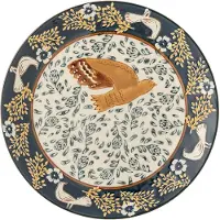 Bloomingville Hezha Teller, blau, 6-teiliges Set