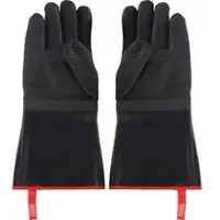 Stalgast Ofenhandschuhe, Neopren, hitze- und ölbeständig, schwarz, L. 350 mm