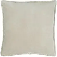 Ib Laursen Kissenbezug Velour quadratisch in fog | Gr.: onesize