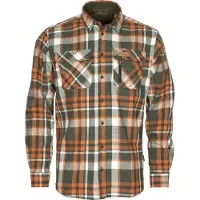 Pinewood Lappland Rough Flannel Shirt green/orange (120) S