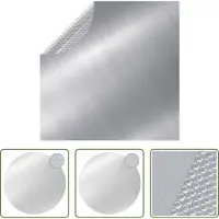 The Living Store Poolabdeckung Silbern 549 cm PE