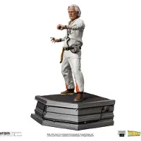 Iron Studios Zurück in die Zukunft Art Scale Statue 1/10 Doc Brown 22 cm