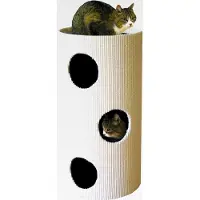 Markenlos Cat Rondo Kratztonne für Ihre Katze, Handgefertigt, Zum Krallenwetzen und verstecken. Germany
