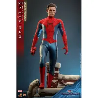 Hot toys Spider-Man: No Way Home figurine Movie Masterpiece 1/6 Spider-Man (New Red and Blue Suit) (Deluxe Ve