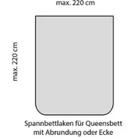 BETTWARENSHOP Queensbett Spannbettlaken nach Maß Molton Matratzenschoner | weiss
