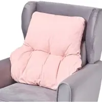 Homescapes RÜCKENKISSEN rosa 68/58 cm – Stützkissen für Sessel, Baumwolle