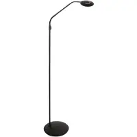 Steinhauer Exclusive – Stehlampe – Zenith2 – schwarz – Kunststoff und Metall – Designlampe – LED – 4395ZW