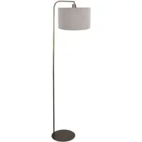 Steinhauer Stehleuchte 1-fl. "Stang" 4803BR (4738BR+K7396RS) Bronze +Grau