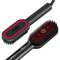 TYMO 2023 Verbesserte Haarbürste Ionic Plus Glättungsbürste mit dichten Borsten, 16 Temperaturen, Dual Voltage