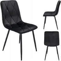 Jumi PIADO Stuhl schwarz (Set Beine + Schrauben)