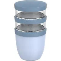 Mepal Ellipse Lunchpot 3-teilig 500 ml + 200 ml + 200 ml – Nordic blue