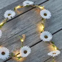 Sirius Flora Summerflowers LED Lichterkette 2 m Blumen Weiß