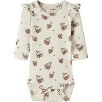 Lil´ Atelier Lil' Atelier Body l/ä - NbfGayo - Turtledove/Apple - - 74 - Body L/Ä