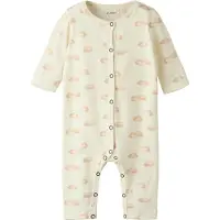 Name it Lil' Atelier Schlafanzug - NbfGio - Turtledove/Cloud - - 74 - Schlafanzüge