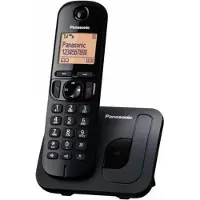 Panasonic kx-tgc210sp Schnurloses Direktwahltelefon kx-tgc210sp silber Anrufer-ID Anrufsperre unerwünschte Nummern lcd Display mit Hintergrundbeleuchtung 4.1cm